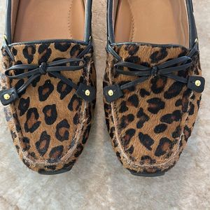 Clarks Animal Print Driving Loafers